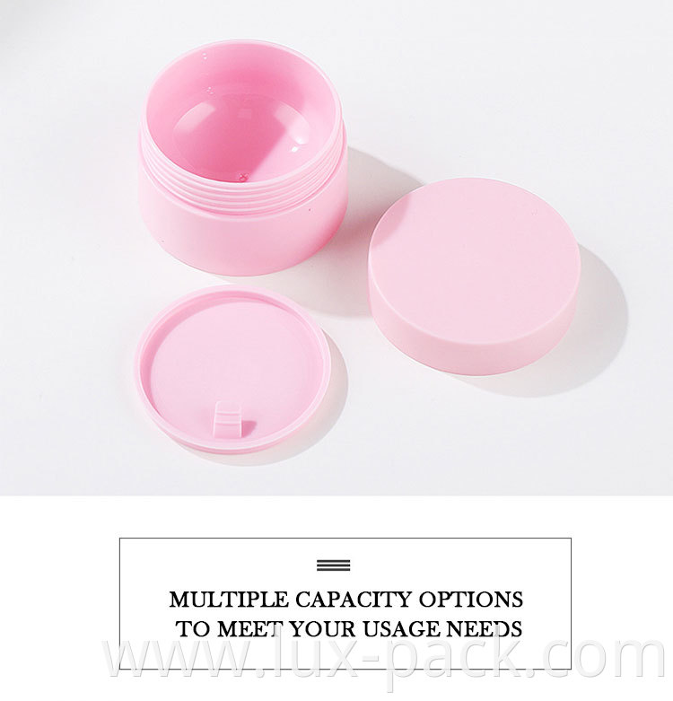 20ml 30ml 50ml custom color acrylic plastic skin care cream jar bottle for cosmetic